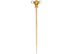 Edwardian 15ct Gold & Natural Pearl Tying The Knot Tie Pin -Antique Jewellery Company f8e732a2 dsc05647 scaled 1