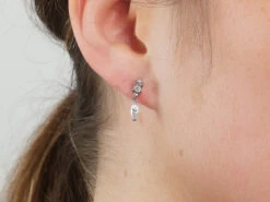 18ct White Gold Diamond Marquise Drop Earrings -Antique Jewellery Company f99add8a 33a