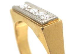 Art Deco 18ct Gold & Platinum, Diamond Five Stone Ring -Antique Jewellery Company fac8a5fb dsc04208 scaled 1