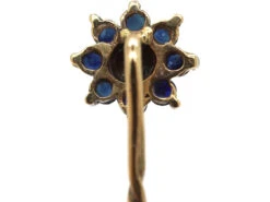 9ct Gold Sapphire & Diamond Tie Pin -Antique Jewellery Company fb7b57d0 dsc04347