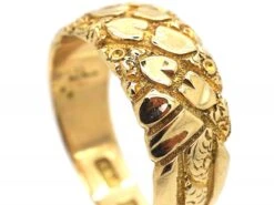 Edwardian 9ct Gold Keeper Ring With Hearts Motif 12 Edwardian 9ct Gold Keeper Ring With Hearts Motif -Antique Jewellery Company fbef0054 dsc02887 scaled 1