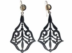 Victorian Vauxhall Glass Drop Earrings -Antique Jewellery Company fc9d06d6 dsc07542 scaled 1