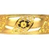 22ct Gold Ring With Decorated Slanting Bands 2 22ct Gold Ring With Decorated Slanting Bands -Antique Jewellery Company fcb7bd40 dsc04934 scaled 1