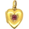 Edwardian 15ct Gold & Ruby Heart Shaped Locket 1 Edwardian 15ct Gold & Ruby Heart Shaped Locket -Antique Jewellery Company ff06f4ed dsc03556 scaled 1