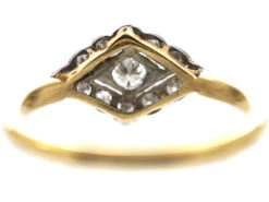 Edwardian 18ct Gold & Platinum, Diamond Set Diamond Shaped Ring 11 Edwardian 18ct Gold & Platinum, Diamond Set Diamond Shaped Ring -Antique Jewellery Company ffa4dfdb dsc04286 scaled 1